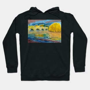 Bakewell Bridge over the River Wye, Peak District, Derbyshire Hoodie